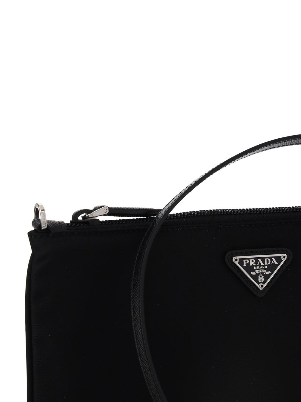 Re-Nylon Shoulder Pouch - Black