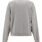 Distressed Anagram Sweatshirt in Cotton - Grey Melange