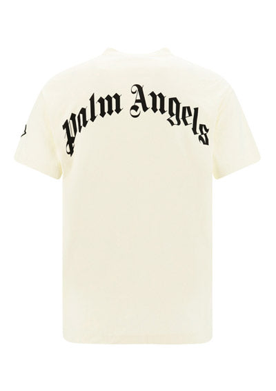 8 Moncler Palm Angels T-shirt With Bear - White