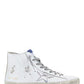 Francy Sneakers In Leather - White / Silver