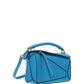 Mini Puzzle Bag in Soft Grained Calfskin - Cyan