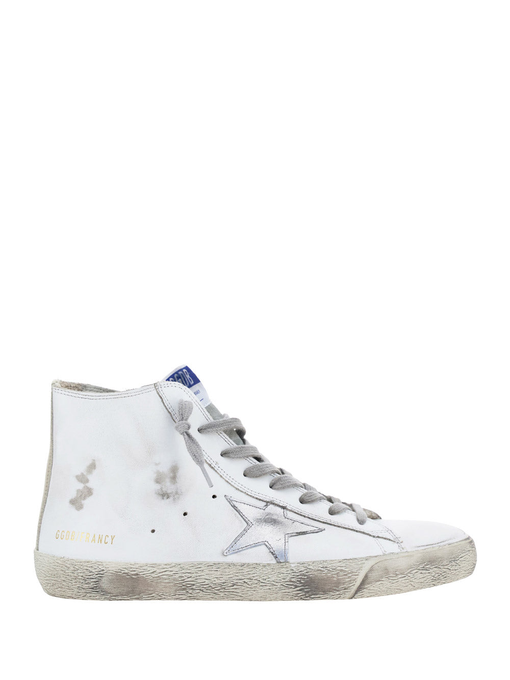 Francy Sneakers In Leather - White / Silver