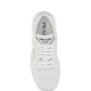 Perforated Leather Sneakers - White.