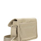 Re-Nylon and Saffiano Leather Shoulder Bag - Beige