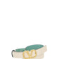 Reversible Vlogo Signature Belt In Shiny And Metallic Calfskin 20MM - White / Mint