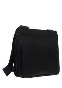 Re-Nylon and Saffiano Shoulder Bag - Black