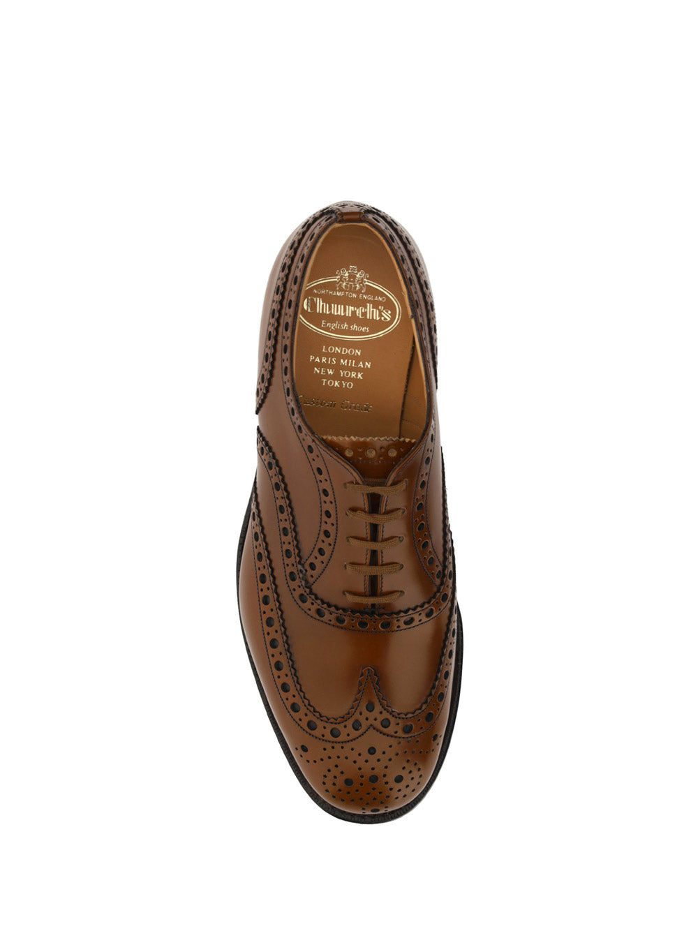 Burwood Polished Binder Oxford Brogue - Sandalwood