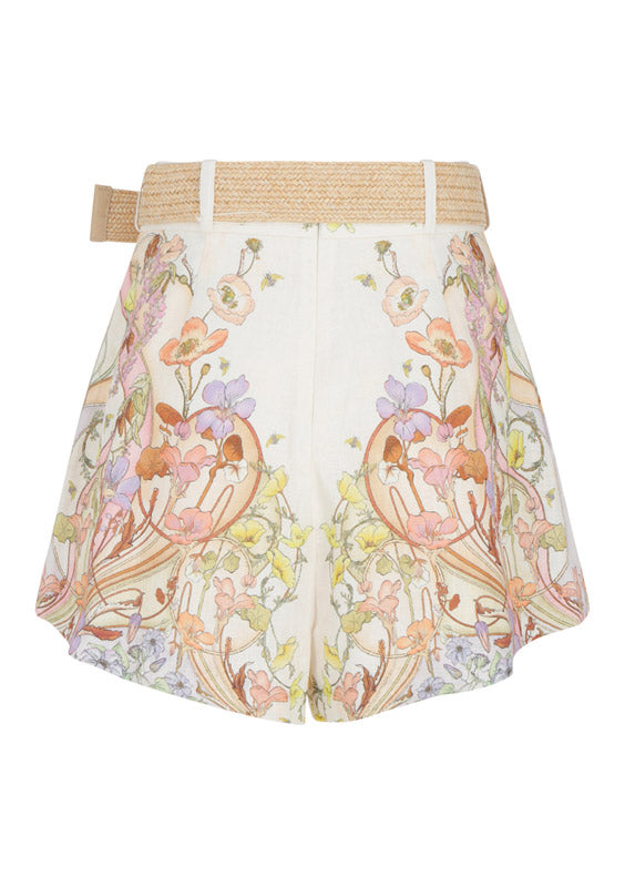 Jeannie Tuck Shorts - Floral Swirl