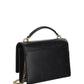 Sunset Chain Bag In Smooth Leather - Black
