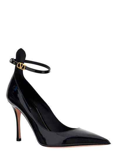 Tan-go Patent Leather Pump 100mm - Black