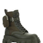 Monolith Leather and Nylon Fabric Boots - Military Green