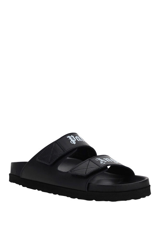 Logo Sandals - Black