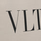 Small VLTN Print Canvas Tote Bag - Ivory