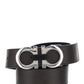 Reversible And Adjustable Gancini Belt - Brown