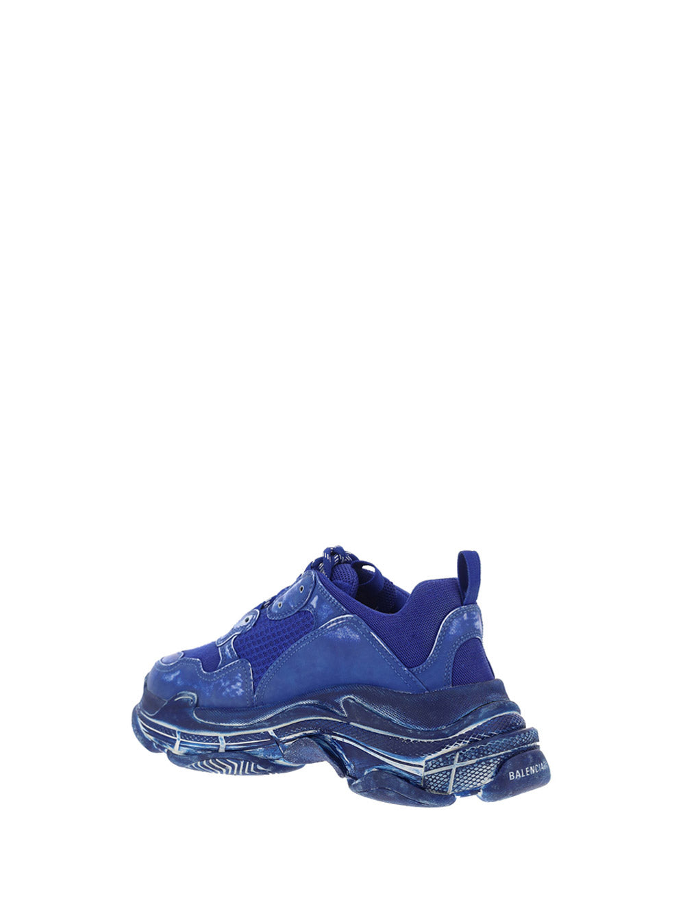 Triple S Faded Sneakers - Blue