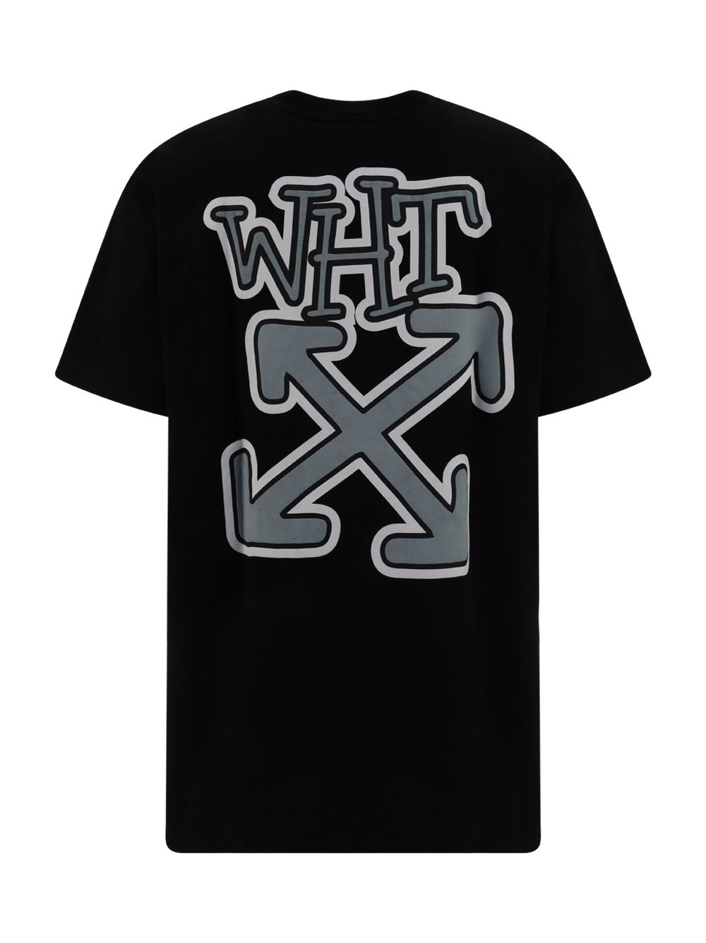 Carlos Logo Print T-Shirt - Black