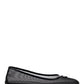 Logo Plaque & Mesh Ballerina - Black