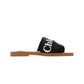 Woody Mule Sandals - Black.