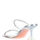 Gilda Metallic Crystal Sandals 70mm - Clear