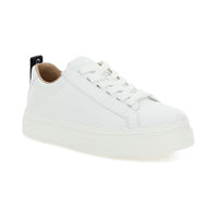 Lauren Smooth Leather Sneakers - White