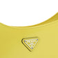 Prada Cleo Brushed Leather Shoulder Bag - Yellow.