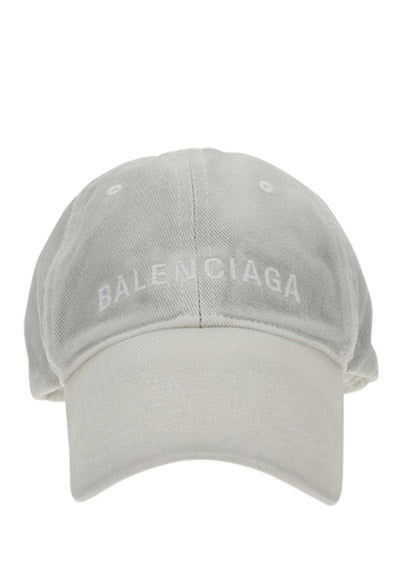 Logo Front Cap - White / Grey
