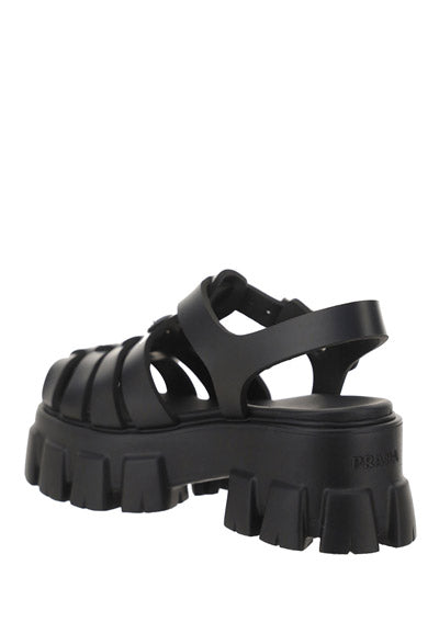 Foam Rubber Sandals - Black