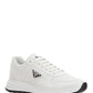Prax 01 Sneakers in Nylon & Leather - White
