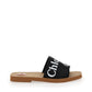 Woody Mule Sandals - Black.
