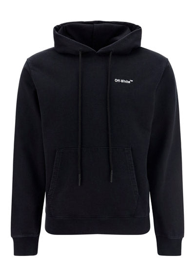 Helvetica Slim Hoodie - Black
