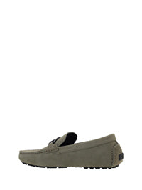 O'Lock Nubuck Driving Loafers - Beige