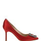 Hangisi Pumps 90MM - Red