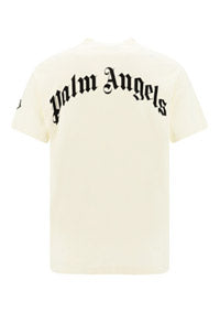 8 Moncler Palm Angels T-shirt With Bear - White
