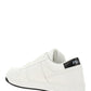 Logo Leather Sneakers - White