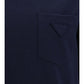 Stretch Cotton Pocket T-Shirt - Navy