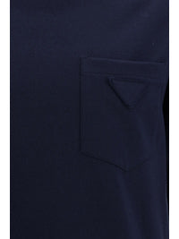 Stretch Cotton Pocket T-Shirt - Navy