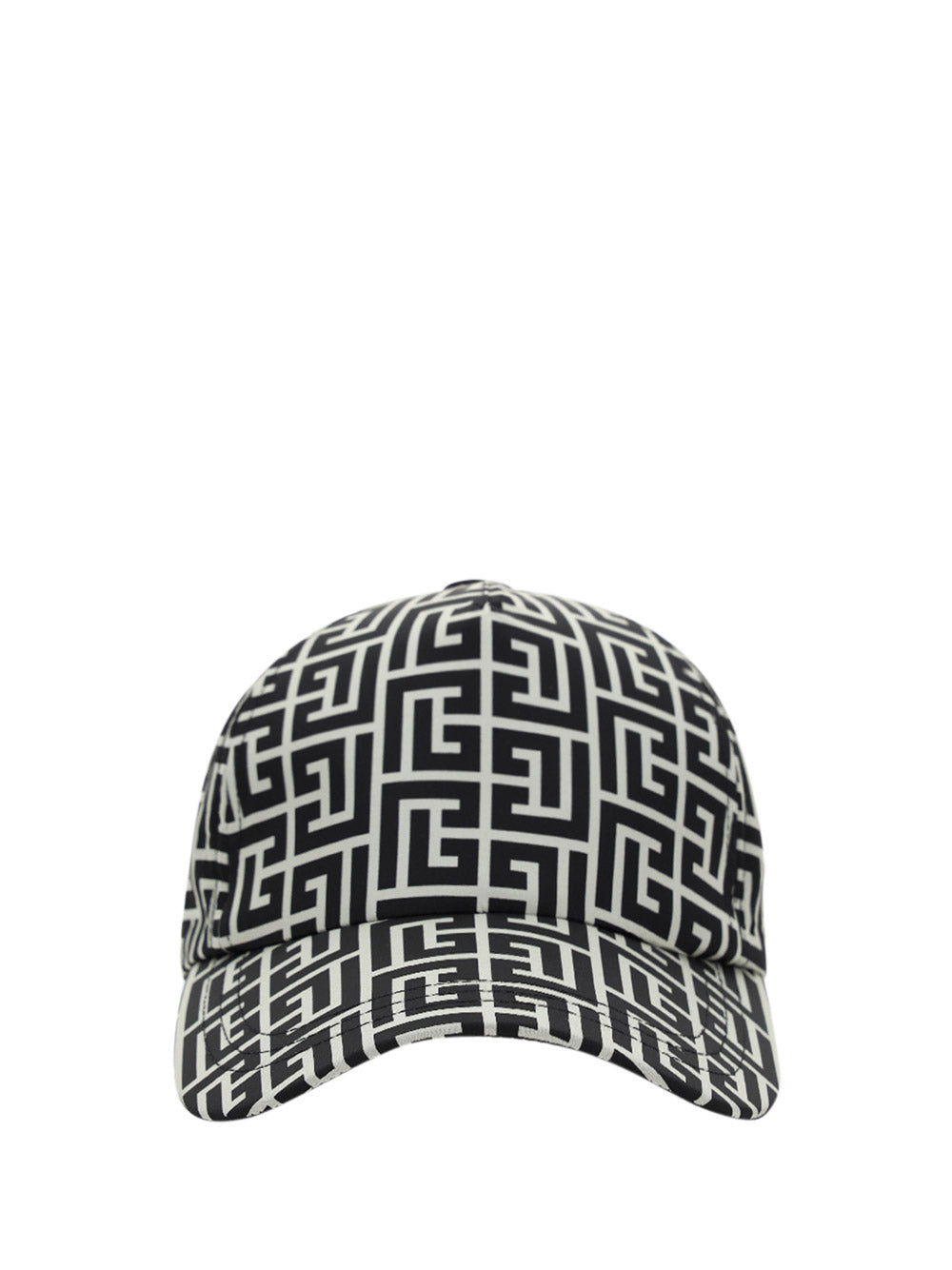 Monogram Nylon Cap - Black/White