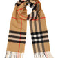 The Classic Check Cashmere Scarf - Archive Beige