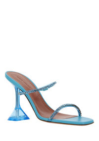 Gilda Crystal Sandals - Aqua Blue
