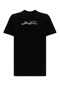 Paint Arrow Slim T-Shirt - Black