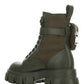 Monolith Leather and Nylon Fabric Boots - Military Green