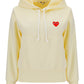 Heart-embroidered Pullover Hoodie