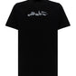 Paint Arrow Slim T-Shirt - Black