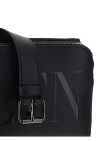 VLTN Leather Belt Bag - Black