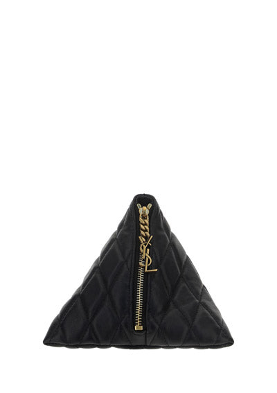 Sade Pyramid in Quilted Lambskin - Black.