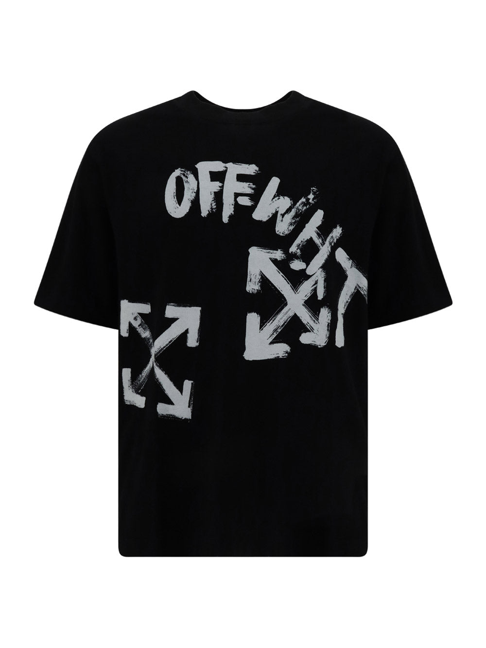 Paint Script Over Skate S/S Tee - Black
