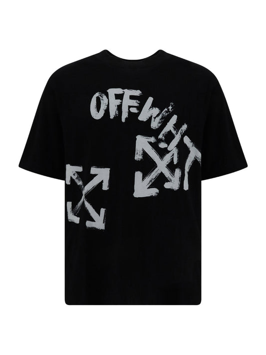Paint Script Over Skate S/S Tee - Black