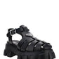 Monolith Rubber Sandals - Black