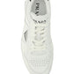 Logo Leather Sneakers - White