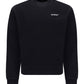Helvetica Logo Slim Crewneck - Black